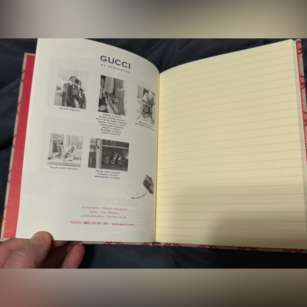 GUCCI BAILA LIMITED EDITION “MY SCRAPBOOK” NOTEBOOK - Picture 11 of 16